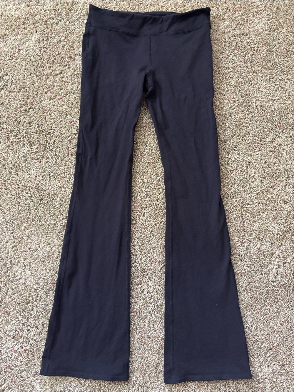 Alo Yoga Airbrush Low Rise Bootcut Flare Leggings Black Size Medium W5115R